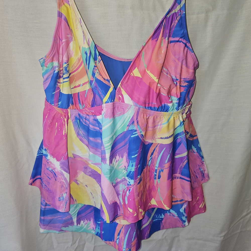 Beach House Multicolor Women's Bathing Suit Top
